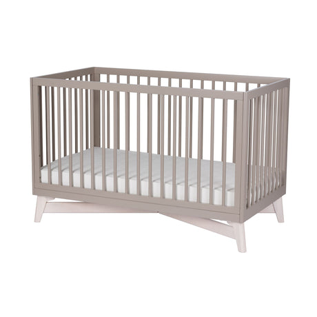 Couchette Convertible 4-en-1 Pala - Taupe/Blanc Lavé-Little Seeds-LIS-CR013TPWS-CLÉMENT