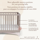 Couchette Convertible 4-en-1 Pala - Taupe/Blanc Lavé-Little Seeds-LIS-CR013TPWS-CLÉMENT