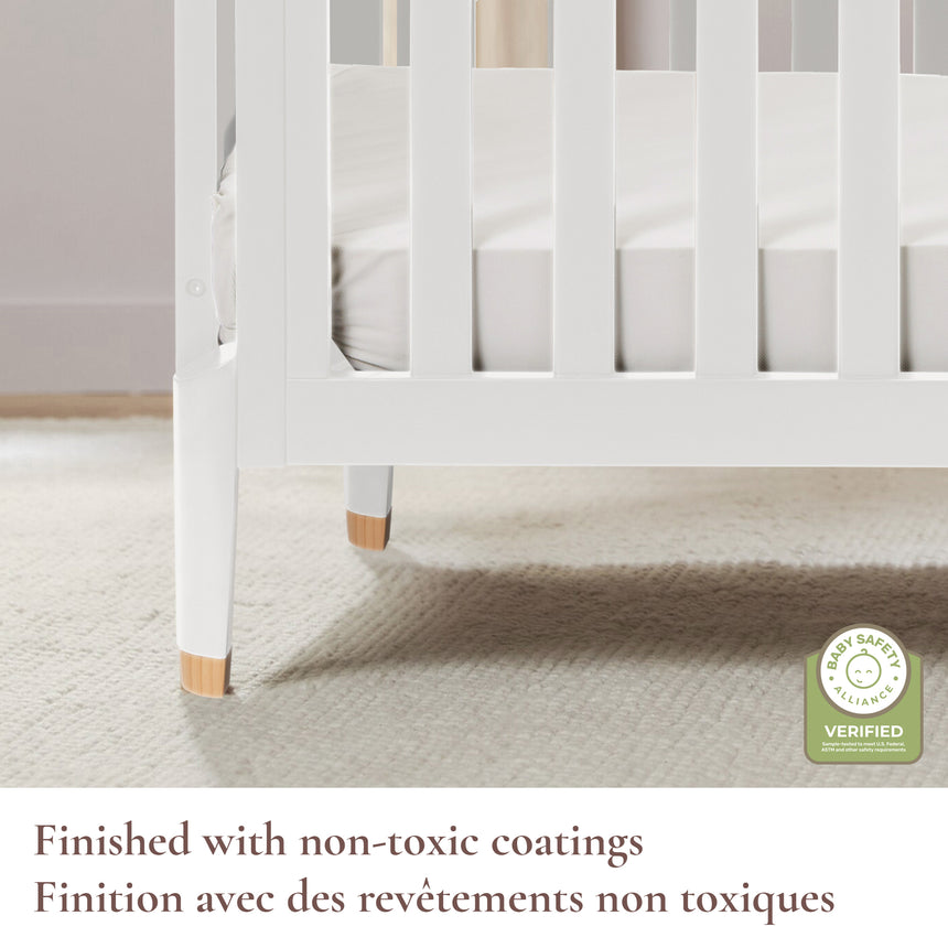 Couchette Convertible 4-en-1 Aster - Blanc-Little Seeds-LIS-CR032WHP-CLÉMENT
