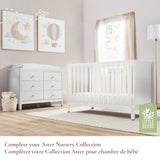 Couchette Convertible 4-en-1 Aster - Blanc-Little Seeds-LIS-CR032WHP-CLÉMENT