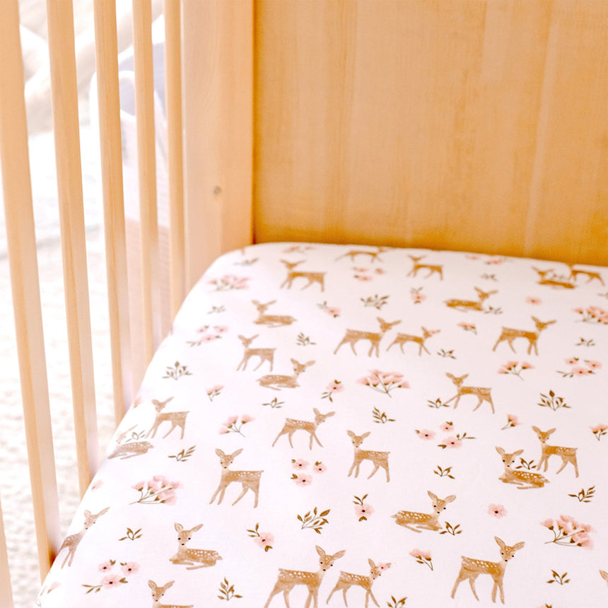 Drap Contour pour Lit de Bébé - Jardin Sophia-Living Textiles-LIV-101221-CLÉMENT