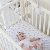 Drap Contour pour Lit de Bébé - Éléphant Gris-Living Textiles-LIV-101223-CLÉMENT