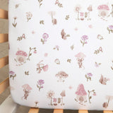 Drap Contour pour Lit de Bébé - Champignons-Living Textiles-LIV-101224-CLÉMENT