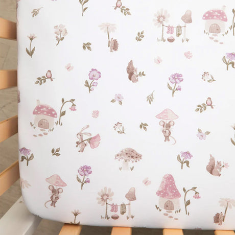 Drap Contour pour Lit de Bébé - Champignons-Living Textiles-LIV-101224-CLÉMENT