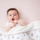 Drap Contour pour Lit de Bébé - Fleurs Roses-Living Textiles-LIV-101225-CLÉMENT