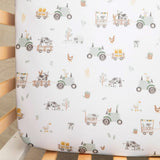 Drap Contour pour Lit de Bébé - Tracteurs-Living Textiles-LIV-101226-CLÉMENT
