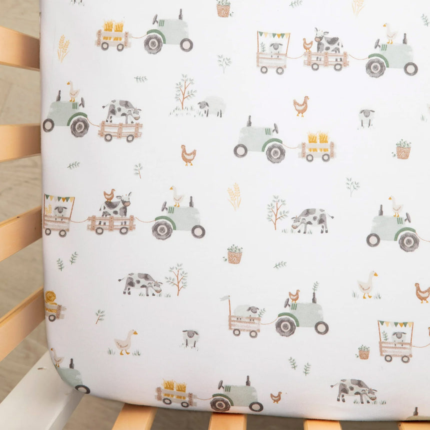 Drap Contour pour Lit de Bébé - Tracteurs-Living Textiles-LIV-101226-CLÉMENT