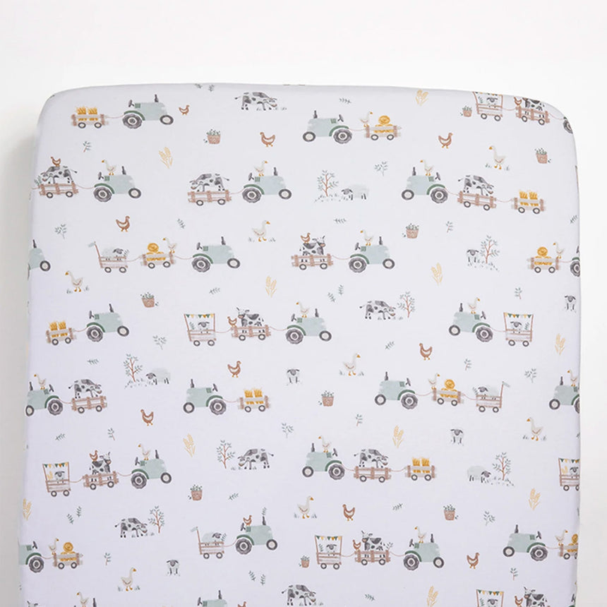 Drap Contour pour Lit de Bébé - Tracteurs-Living Textiles-LIV-101226-CLÉMENT