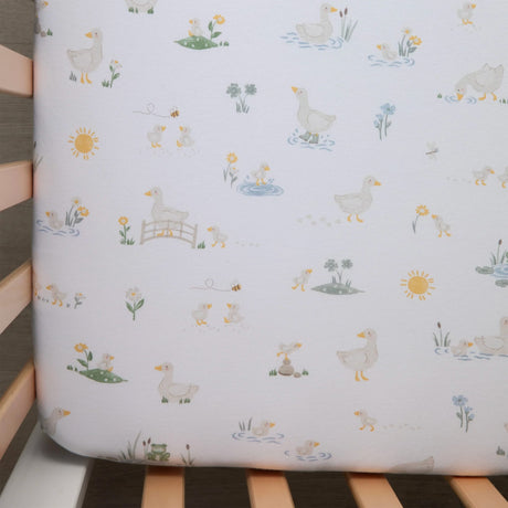 Drap Contour pour lit de Bébé - Petites Oies-Living Textiles-LIV-101230-CLÉMENT