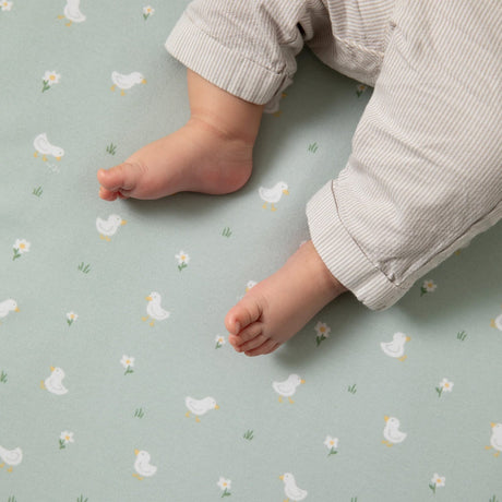 Drap Contour pour lit de Bébé - Petites Oies-Living Textiles-LIV-101231-CLÉMENT