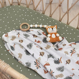 Couvertures (2) Coton - Forêt-Living Textiles-LIV-203294-CLÉMENT