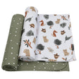 Couvertures (2) Coton - Forêt-Living Textiles-LIV-203294-CLÉMENT
