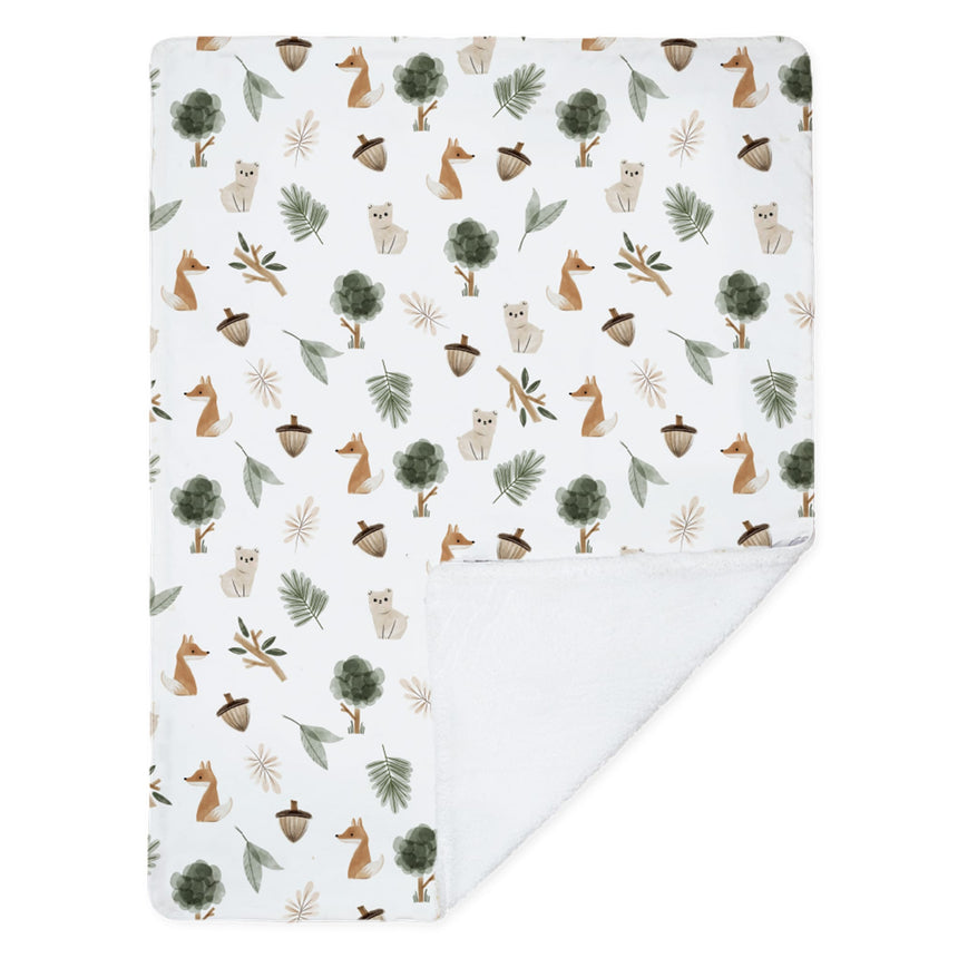 Couverture Sherpa - Forêt-Living Textiles-LIV-203295-CLÉMENT