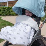 Couverture Sherpa - Eléphant Gris-Living Textiles-LIV-203301-CLÉMENT