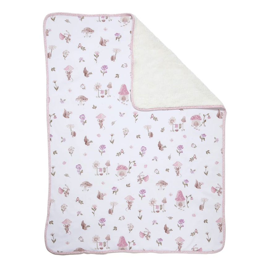 Couverture en Sherpa - Champignons-Living Textiles-LIV-203306-CLÉMENT