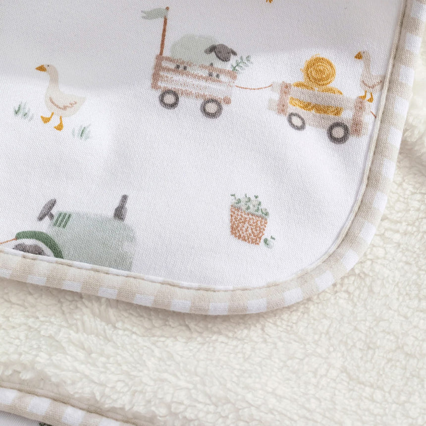 Couverture en Sherpa - Tracteurs-Living Textiles-LIV-203308-CLÉMENT