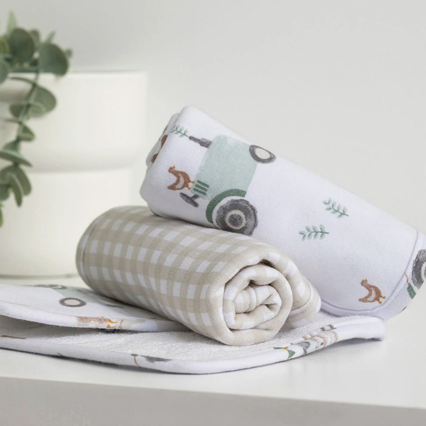 Ensemble pour le Bain 5 Pièces - Tracteurs-Living Textiles-LIV-735033-CLÉMENT