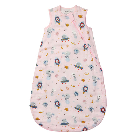 Sac de Nuit Mousseline Bambou 0-36mois - Astro-Loulou Lollipop-Rose-0-6 m-LL2-BA9003U-ASX-CLÉMENT