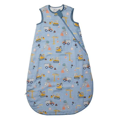 Sac Nuit Mousseline Bambou 0-36 - Mini Ingénieurs-Loulou Lollipop-Bleu-0-6 m-LL2-BA9003U-TNE-CLÉMENT