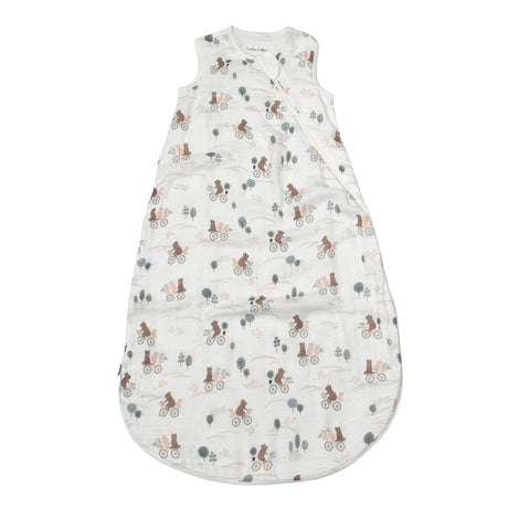 Sac de Nuit Mousseline Bambou 0-36mois - Ours-Loulou Lollipop-Blanc-0-6 m-LL2-BA9003UBOB-CLÉMENT