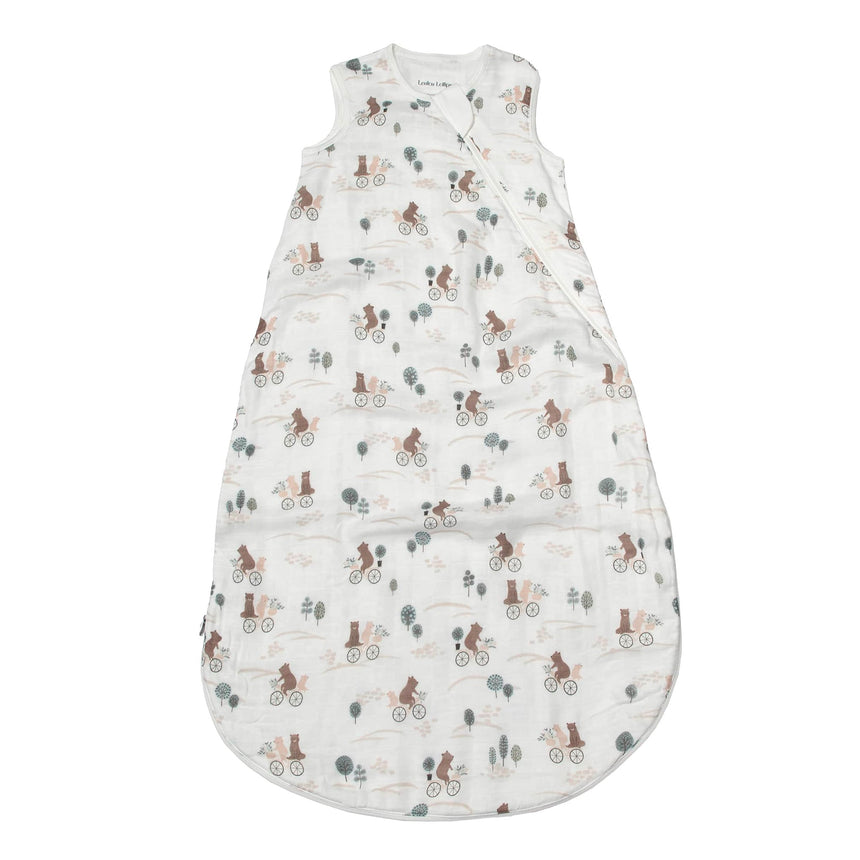Sac de Nuit Mousseline Bambou 0-36mois - Ours-Loulou Lollipop-Blanc-0-6 m-LL2-BA9003UBOB-CLÉMENT