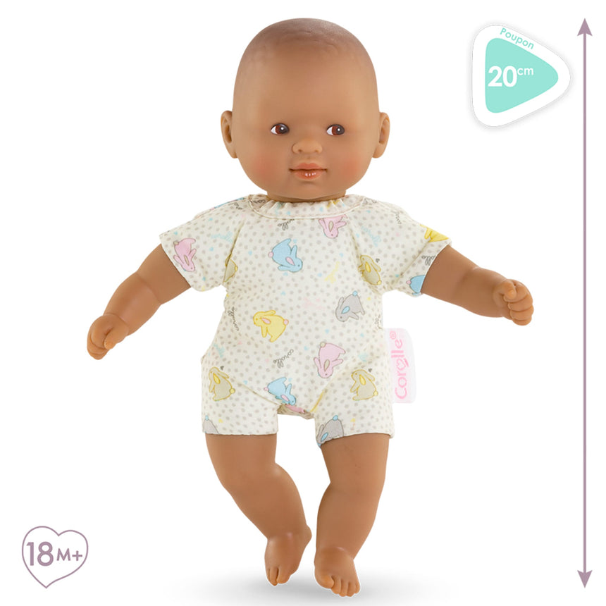 Mon Premier Poupon - Mini Calin - Bunnies Brown Eyes 8"-Corolle-LLE-185120280-CLÉMENT