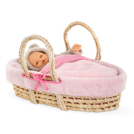 Panier Tressé Peluche Rose-Corolle-LLE-185141850-CLÉMENT
