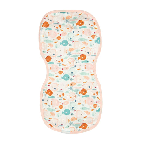 Lange d'Épaule en Mousseline de Bambou - Banc de Poissons-Loulou Lollipop-LLP-BCLSKS-CLÉMENT