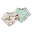 Bavoirs Bandana Mousseline (2) - Forêt-Loulou Lollipop-LLP-BIBFRF-CLÉMENT