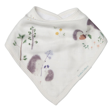 Bavoirs Bandana Mousseline (2) - Hérissons-Loulou Lollipop-LLP-BIBHGH-CLÉMENT