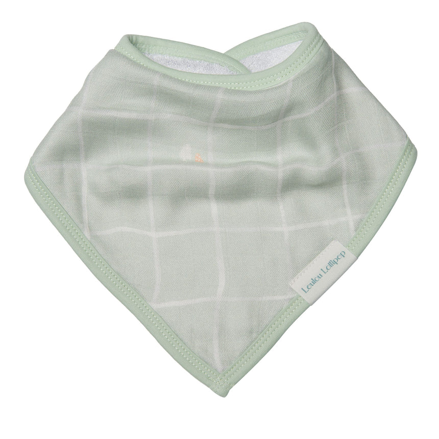 Bavoirs Bandana Mousseline (2) - Hérissons-Loulou Lollipop-LLP-BIBHGH-CLÉMENT