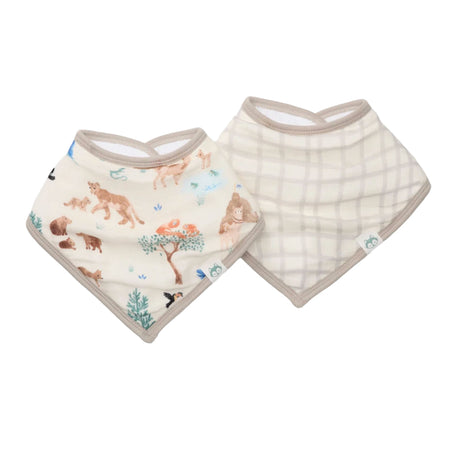 Bavoirs Bandana Mousseline(2) - Lama-Loulou Lollipop-LLP-BIBLLA-CLÉMENT