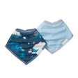 Bavoirs Bandana Mousseline (2) - Ours Polaire-Loulou Lollipop-LLP-BIBSGB-CLÉMENT