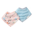 Bavoirs Bandana Mousseline (2) - Licornes-Loulou Lollipop-LLP-BIBUNB-CLÉMENT
