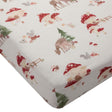 Drap Contour pour Lit de Bébé - Mousseline Bambou Forêt-Loulou Lollipop-LLP-CRIBFRF-CLÉMENT