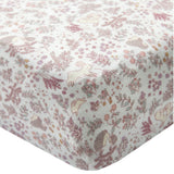 Drap Contour pour Lit de Bébé - Mousseline Bambou Forêt-Loulou Lollipop-LLP-CRIBHGF-CLÉMENT