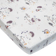 Drap Contour pour Lit de Bébé - Mousseline Bambou Hérissons-Loulou Lollipop-LLP-CRIBHGH-CLÉMENT