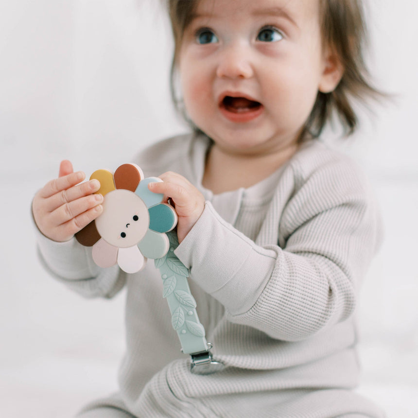Jouet de Dentition en Silicone - Marguerite-Loulou Lollipop-LLP-DSMUT-CLÉMENT