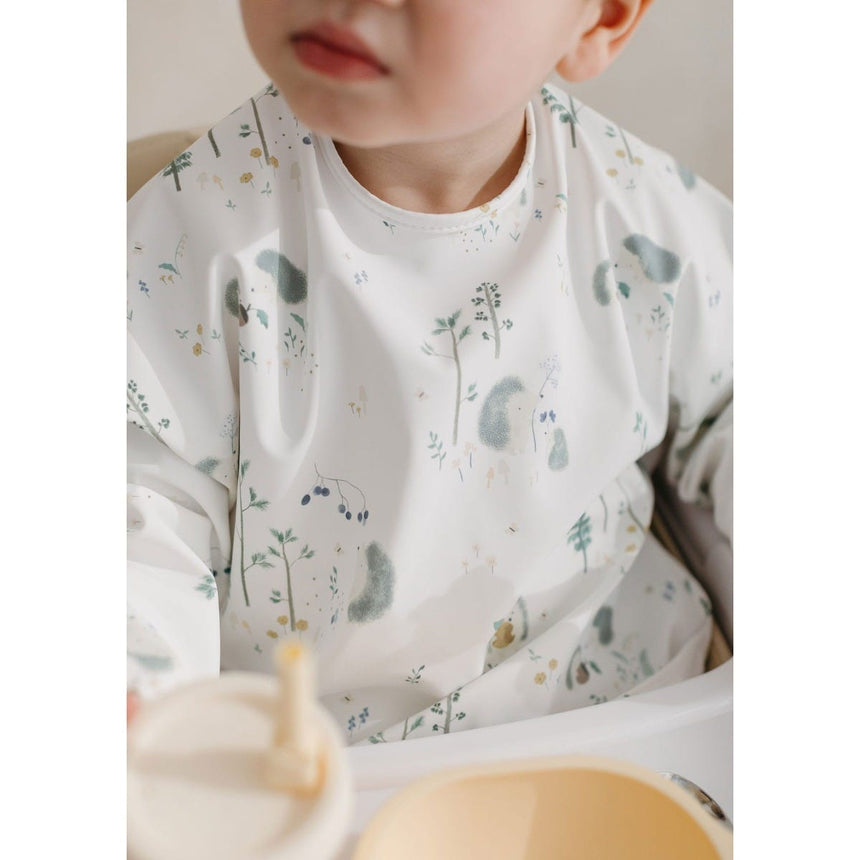 Bavoir Manches Longues Imperméable - Hérissons-Loulou Lollipop-LLP-LSBIBHGH-CLÉMENT