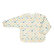 Bavoir Manches Longues Imperméable - Carreaux-Loulou Lollipop-LLP-LSBIBCKO-CLÉMENT