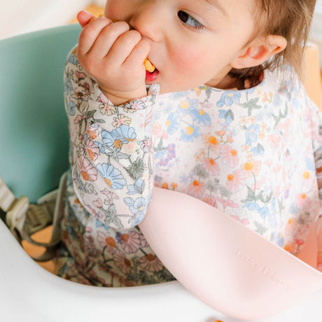 Bavoir Manches Longues Imperméable - Jardin Anglais-Loulou Lollipop-LLP-LSBIBENG-CLÉMENT