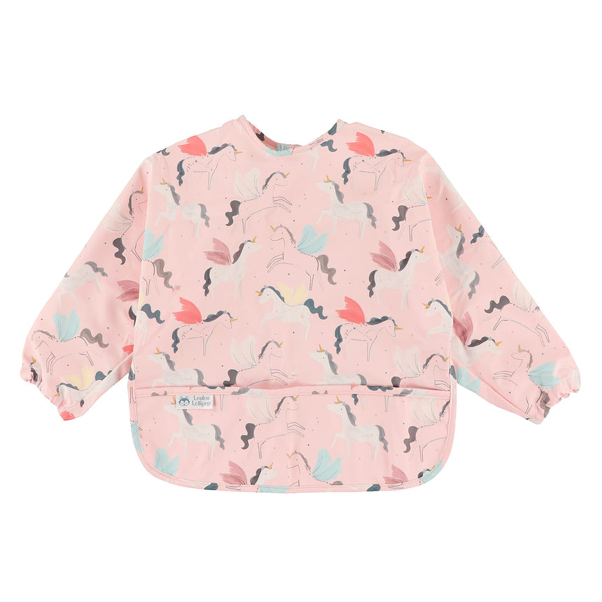 Bavoir Manches Longues Imperméable - Licornes-Loulou Lollipop-LLP-LSBIBUNB-CLÉMENT