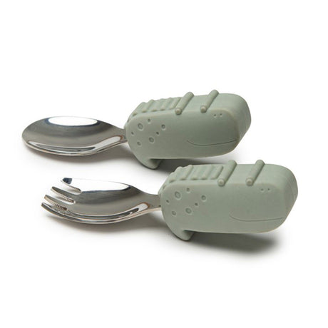 Ensemble Cuillère et Fourchette - Alligator-Loulou Lollipop-LLP-LSET-001-SAG-CLÉMENT