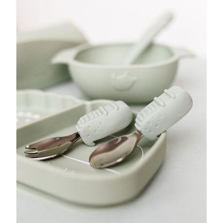 Ensemble Cuillère et Fourchette - Alligator-Loulou Lollipop-LLP-LSET-001-SAG-CLÉMENT