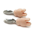 Ensemble Cuillère et Fourchette - Lapin-Loulou Lollipop-LLP-LSET-002-BPK-CLÉMENT