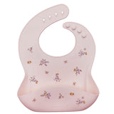 Bavoir en Silicone - Fleurs/Ditsy-Loulou Lollipop-LLP-SILBIBDSF-CLÉMENT