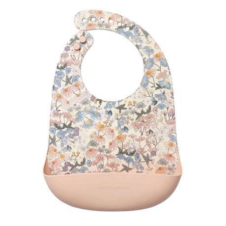 Bavoir en Silicone - Jardin Anglais-Loulou Lollipop-LLP-SILBIBENG-CLÉMENT