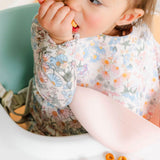 Bavoir en Silicone - Jardin Anglais-Loulou Lollipop-LLP-SILBIBENG-CLÉMENT