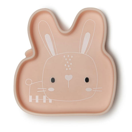 Assiette en Silicone - Lapin-Loulou Lollipop-LLP-SPL-002-BPK-CLÉMENT
