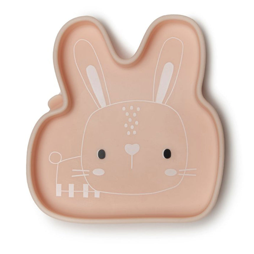 Assiette en Silicone - Lapin-Loulou Lollipop-LLP-SPL-002-BPK-CLÉMENT